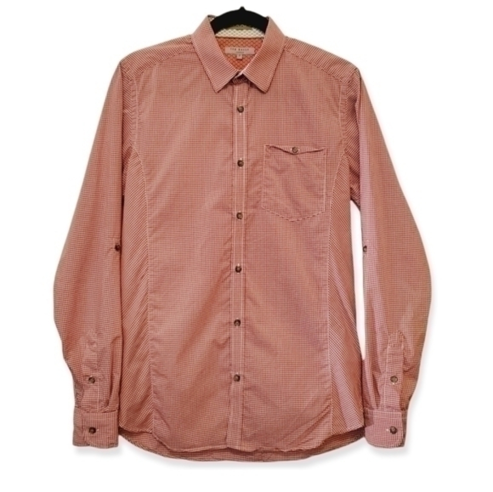 Ted Baker London Plaid Poplin Shirt